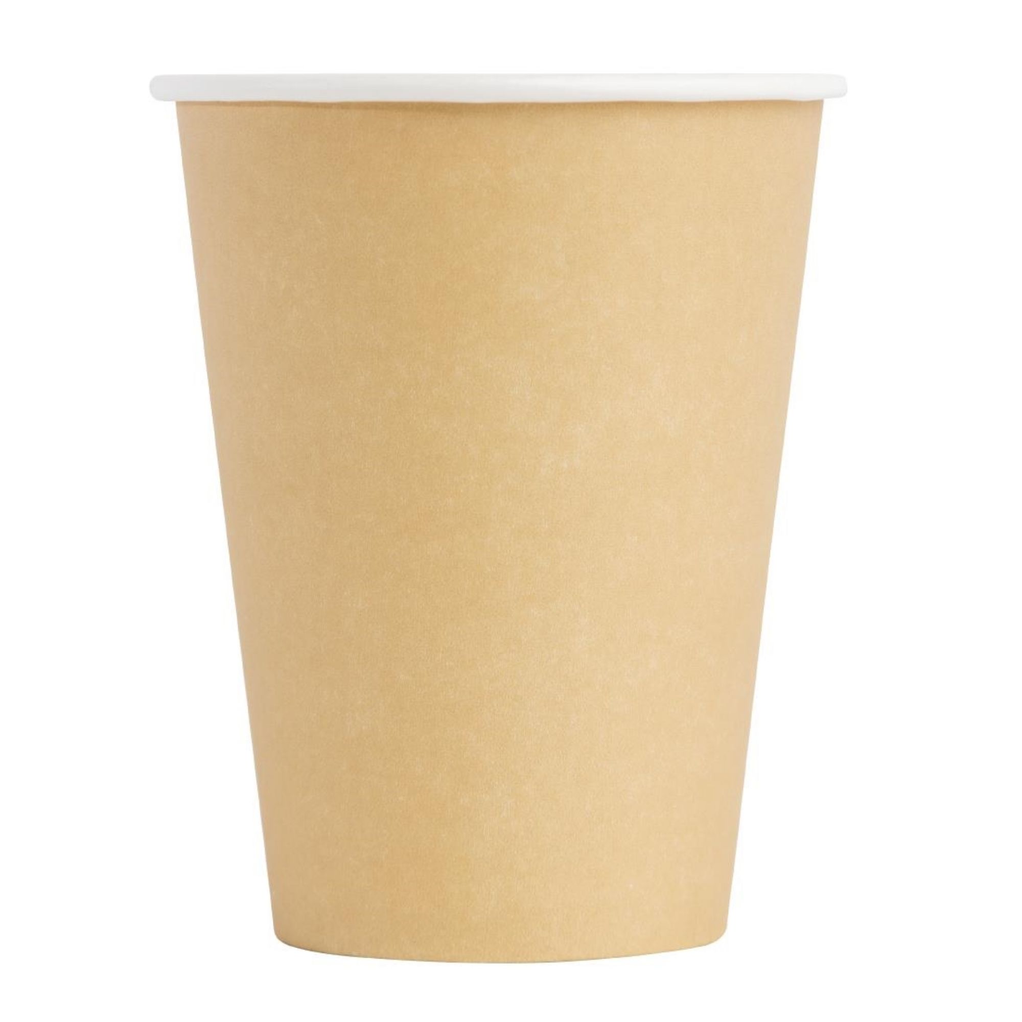 Picture of Fiesta Recyclable Coffee Cups Single Wall Kraft 340ml/12oz (1000 Pack)