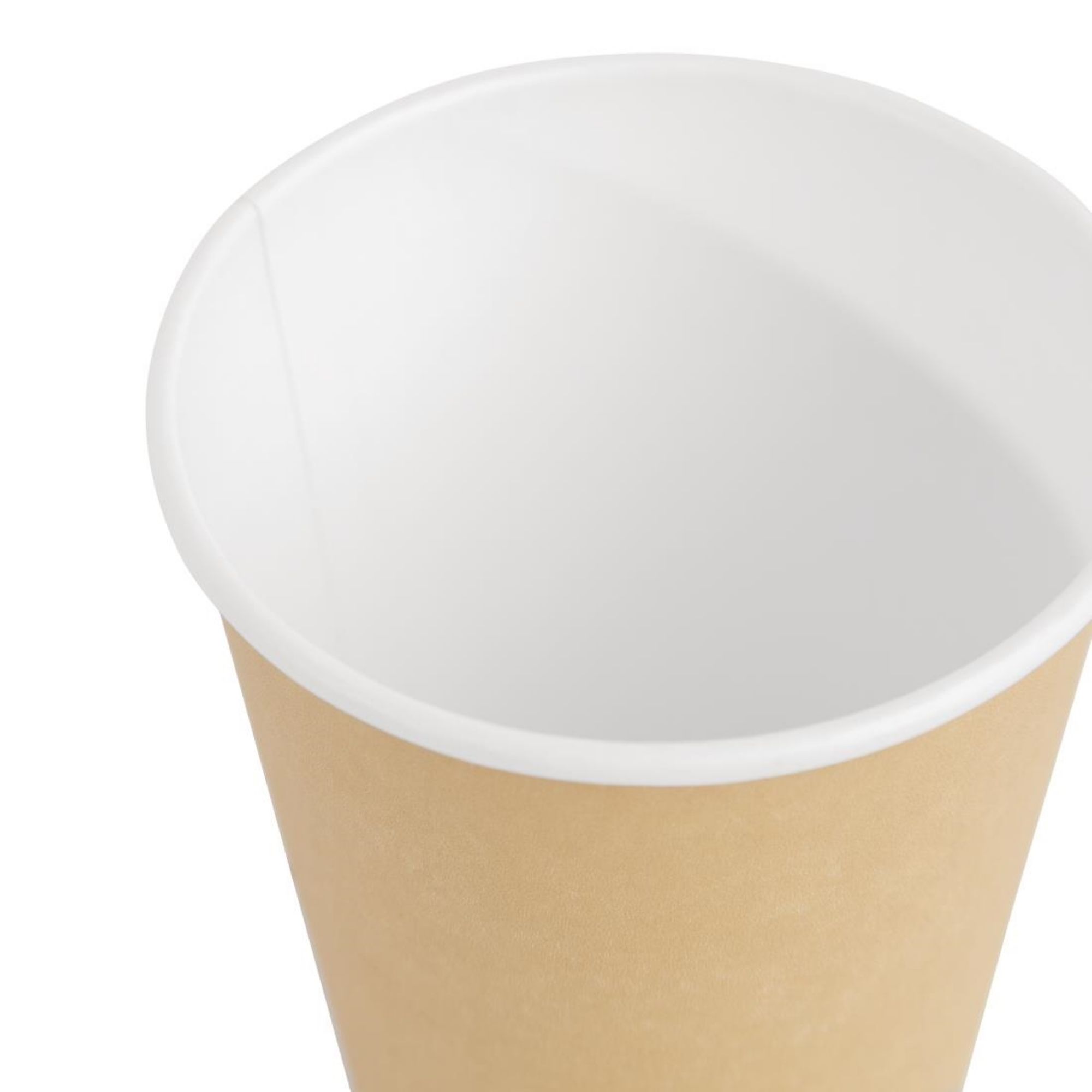 Picture of Fiesta Recyclable Coffee Cups Single Wall Kraft 340ml/12oz (1000 Pack)