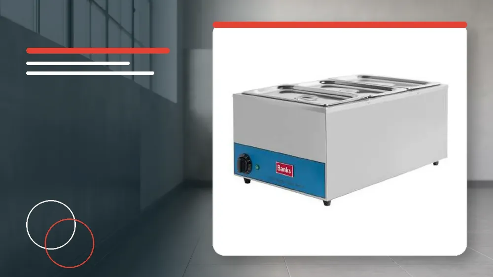Banks BMW3 Bain Marie Specifications, Capacity and Included Pans