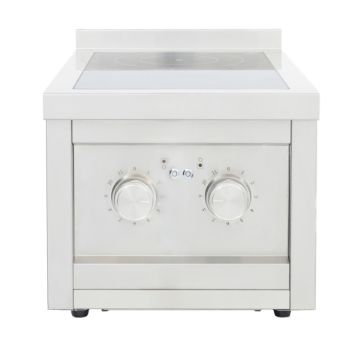 Picture of Banks D4060T2 Heavy-Duty 2-Zone Countertop Induction Cooker - 7kW