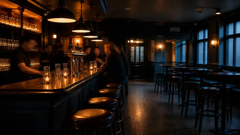 Food-and-drink respondents reported lower revenue while the bar-sales index rose