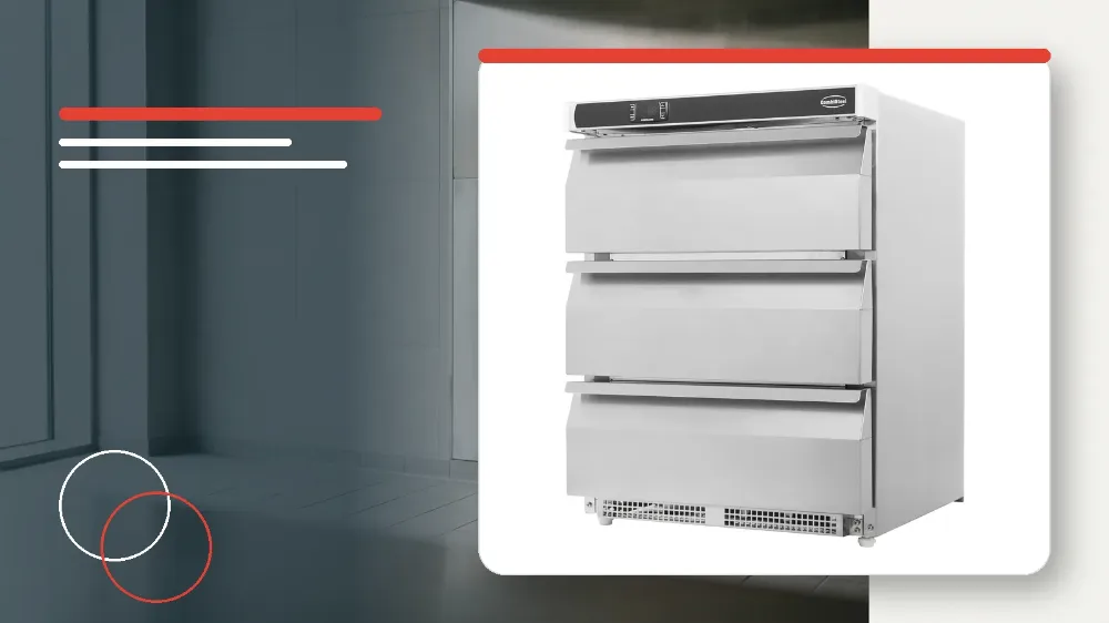 Combisteel 7450.0536 Refrigerator Installation, Operation, and Temperature Setting Guide