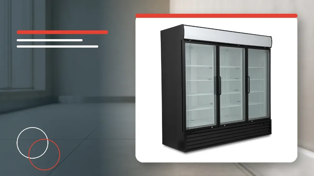 Blizzard GDF1800 Triple Glass Door Freezer Manual & Specifications Guide