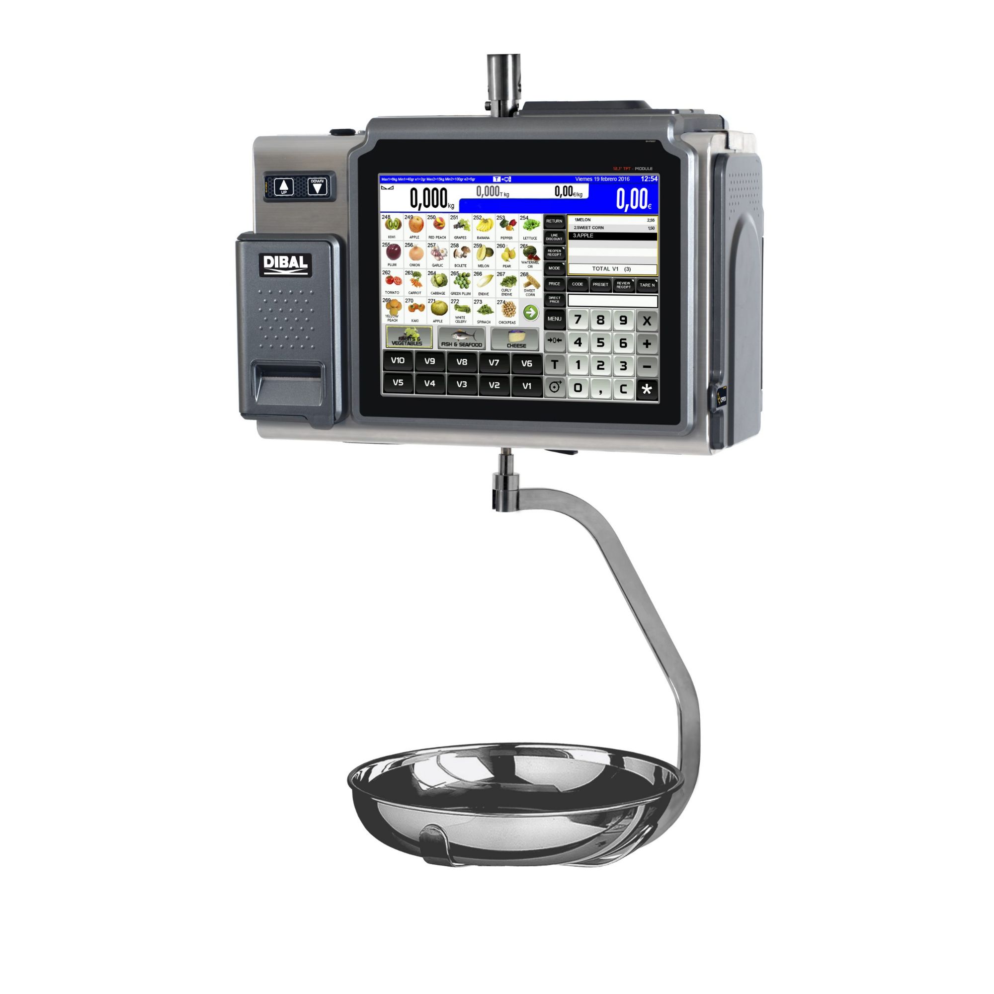 Picture of Dibal D957 Hanging (12″ Rear Display)