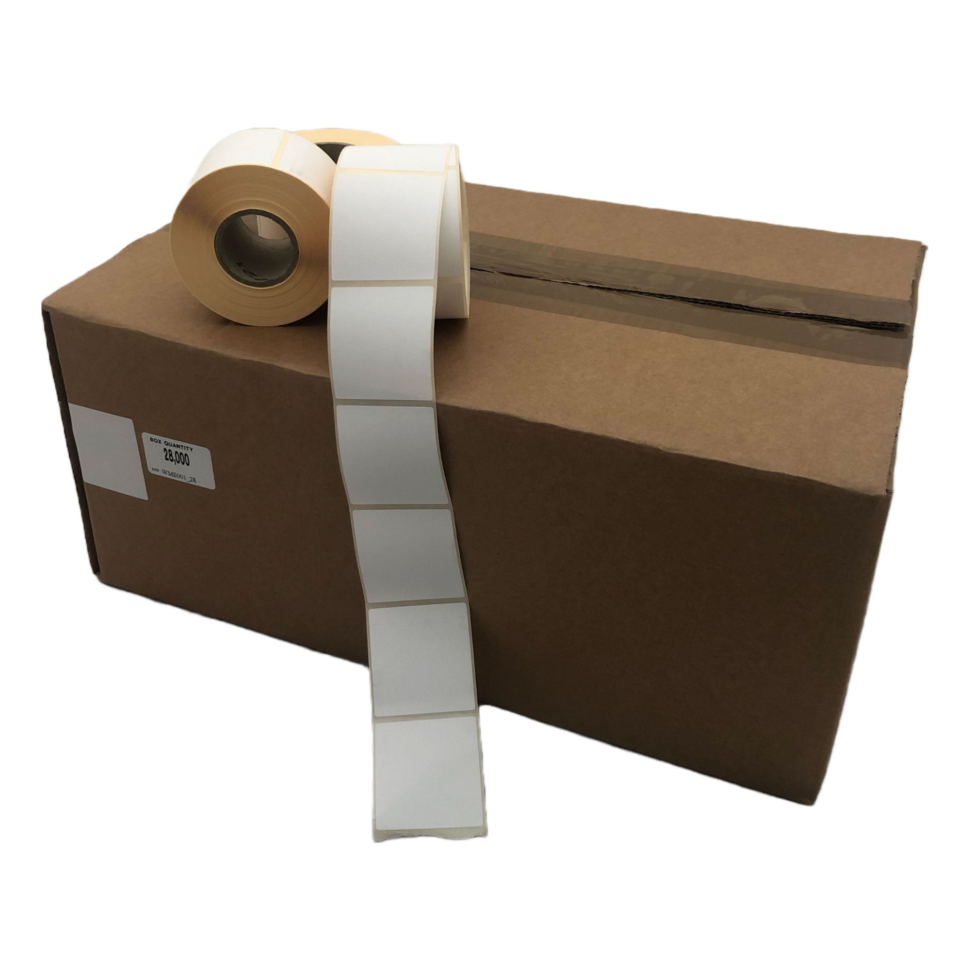 Picture of WMS001 (Size: 58x60mm) box of 28,000 Labels